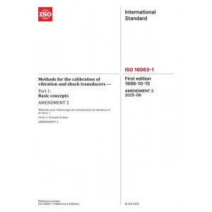 ISO 16063-1:1998/Amd2:2025