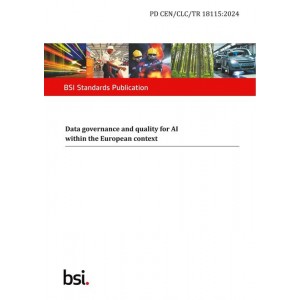 BS PD CEN/CLC/TR 18115:2024