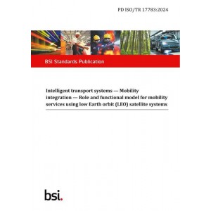 BS PD ISO/TR 17783:2024
